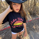 COWGIRL SUNSET-shirtmafia.co